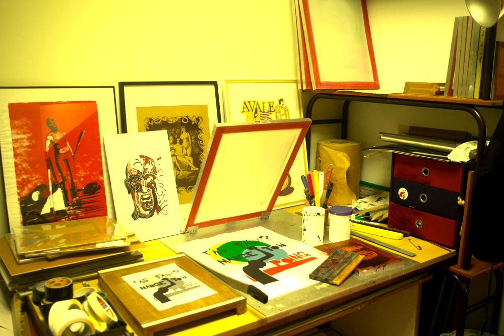 L'atelier de sérigraphie - stage de sérigraphie à Rouans, Pornic, Pays de Retz