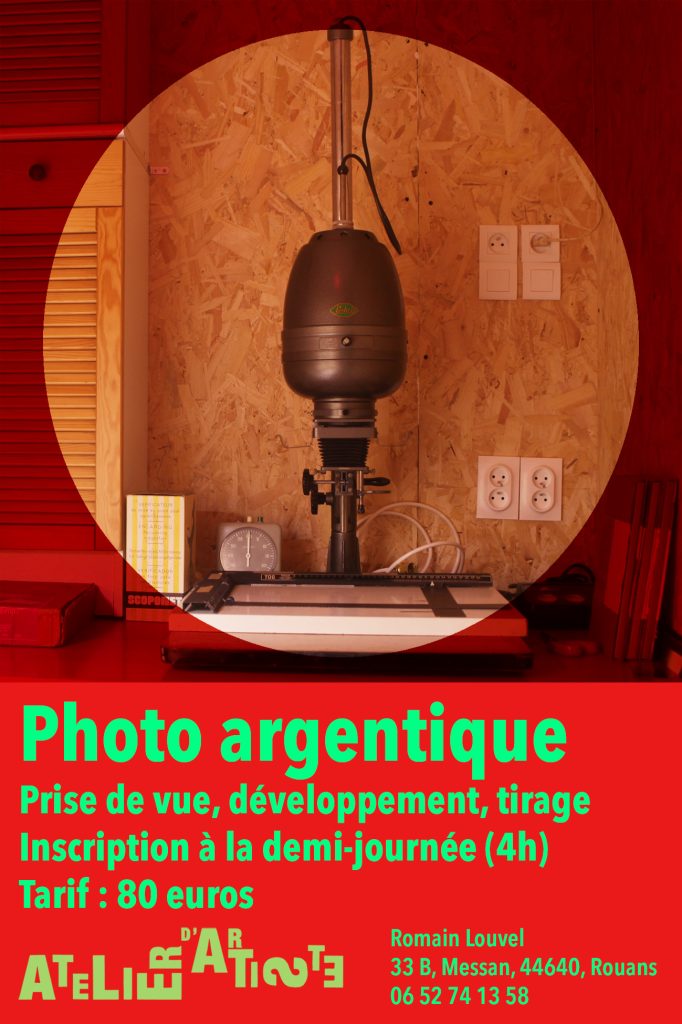 projet#Labo#1 Flyer du stage de labo photo argentique