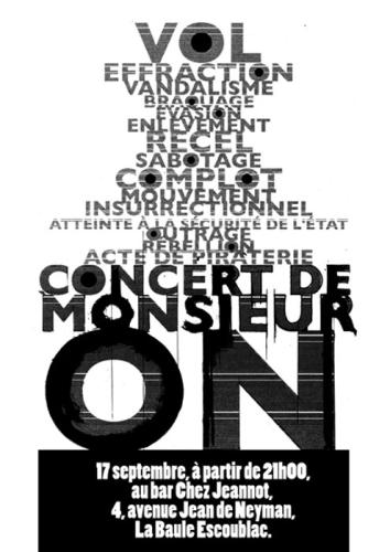 Affiche de concert