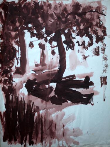 Sous un arbre